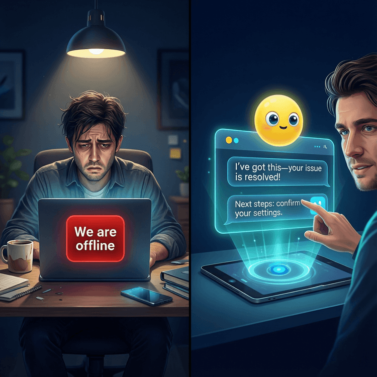 Clients Leave While Your Sales Team Sleeps: How an AI Assistant Rescues Evening Traffic